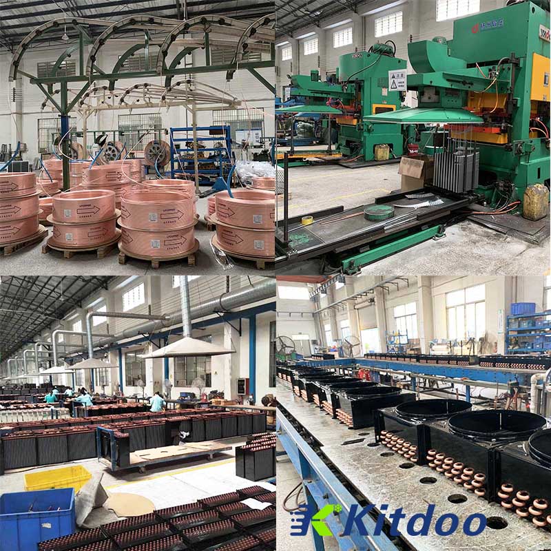 V type air cooled condensers production