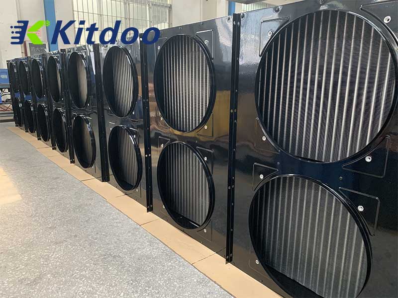 Cold room air condensers coil