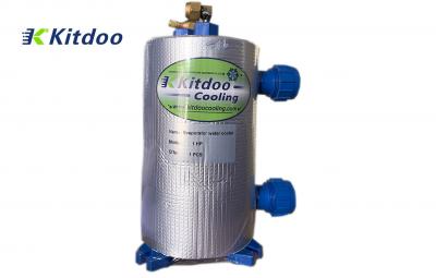 Intercambiador de calor de refrigeración resistente a la corrosión del condensador del evaporador de titanio