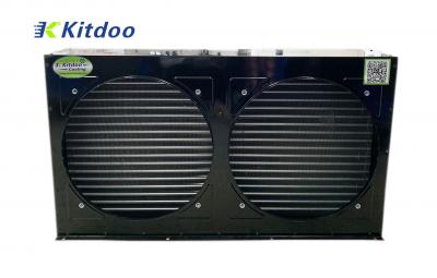 Condensador de enfriamiento de ventiladores duales condensadores de sala fría